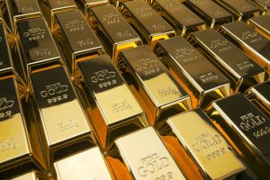Gold coins and bars for investment